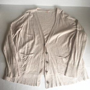 "Mossimo" Oatmeal Cardigan (XL)